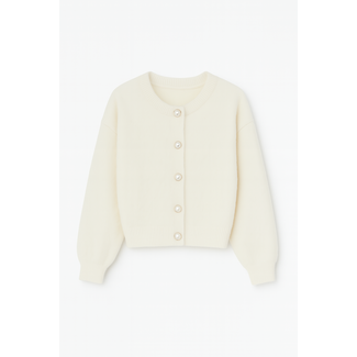 VEST SOFT FLUFFY SDH6609 ECRU