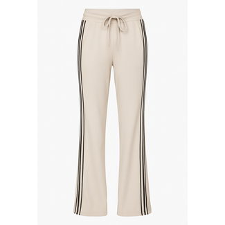 BROEK STRETCH STRIPE ZAND
