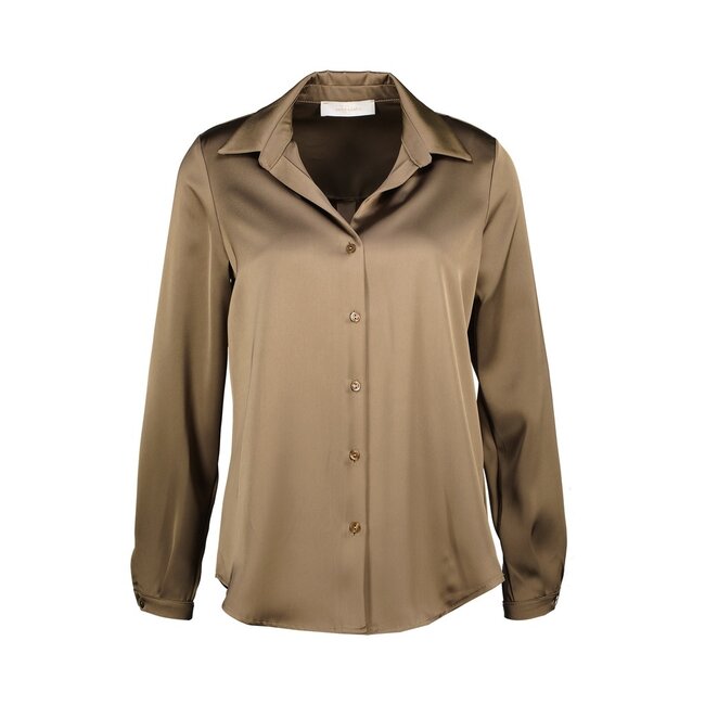 BLOUSE LEONIE DARK TAUPE