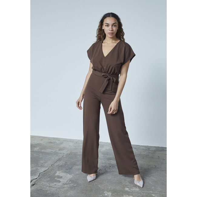 JUMPSUIT GIRL-JU25. CHOCOLATE