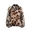 BLOUSE ELCHE PRINT CHOCO