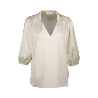 BLOUSE ALMA OFFWHITE SATIN