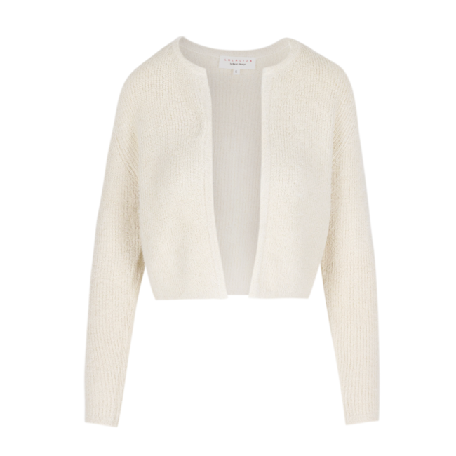 VESTJE FLUFFY BOLELASH ECRU