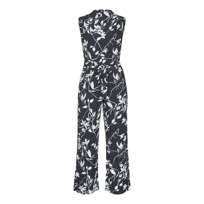 JUMPSUIT GUTO-JU3 BLACK/FLOWER