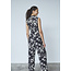 JUMPSUIT GUTO-JU3 BLACK/FLOWER