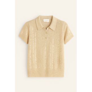 TOP/POLO CFM0011922003 PAILLET BEIGE
