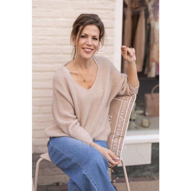 TRUI KNIT BEIGE ONE SIZE