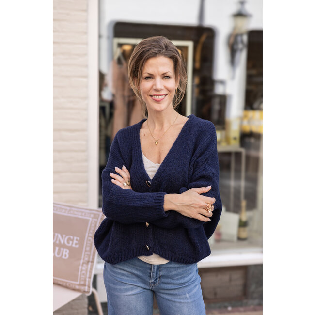 VEST SOFINE  NAVY/GOLD ONE SIZE