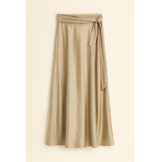 ROK MAXI SATIN CHAMPAGNE