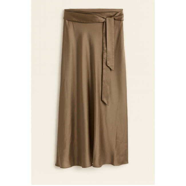 ROK MAXI SATIN TAUPE