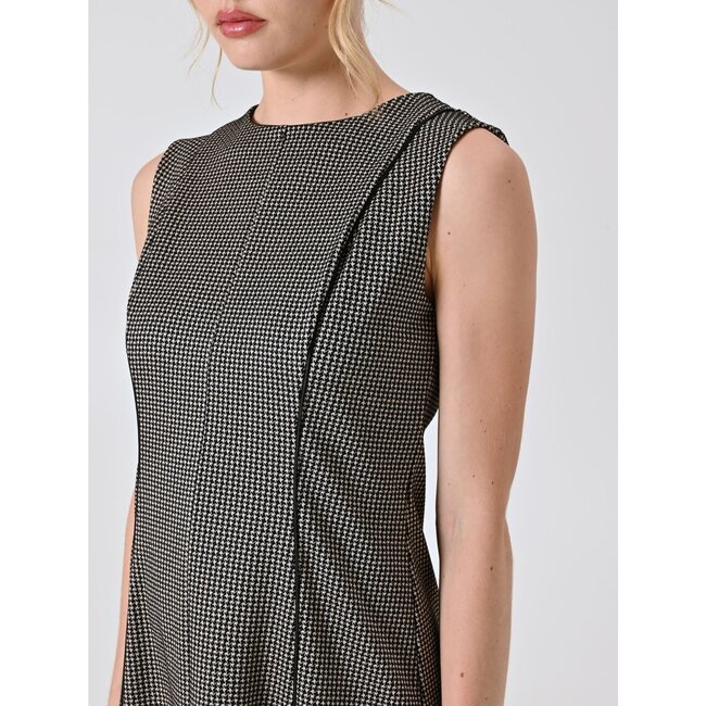 JURK KNIT CFC0125045003 PRINT ZWART