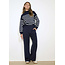 BROEK TWILLWID NAVY