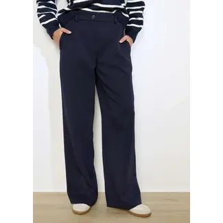 BROEK TWILLWID NAVY