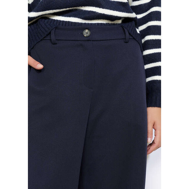 BROEK TWILLWID NAVY