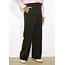 BROEK TWILLWID DARK BROWN