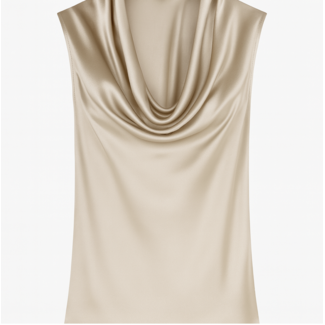 TOP MOUWLOOS SATIJN CFC0124969003 BEIGE
