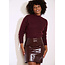 ROK LEERLOOK  VINYL AUBERGINE