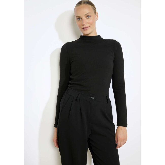 TOP LANGE MOUW/COL NOALS BLACK