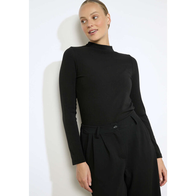 TOP LANGE MOUW/COL NOALS BLACK