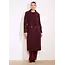 MANTEL /JAS  COATYLONG BORDEAUX