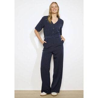 JUMPSUIT PINJUMP PINSTRIPE NAVY
