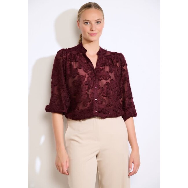 BLOUSE HELOISE WINE