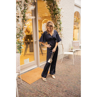 JUMPSUIT SATIN  GISELA  NAVY