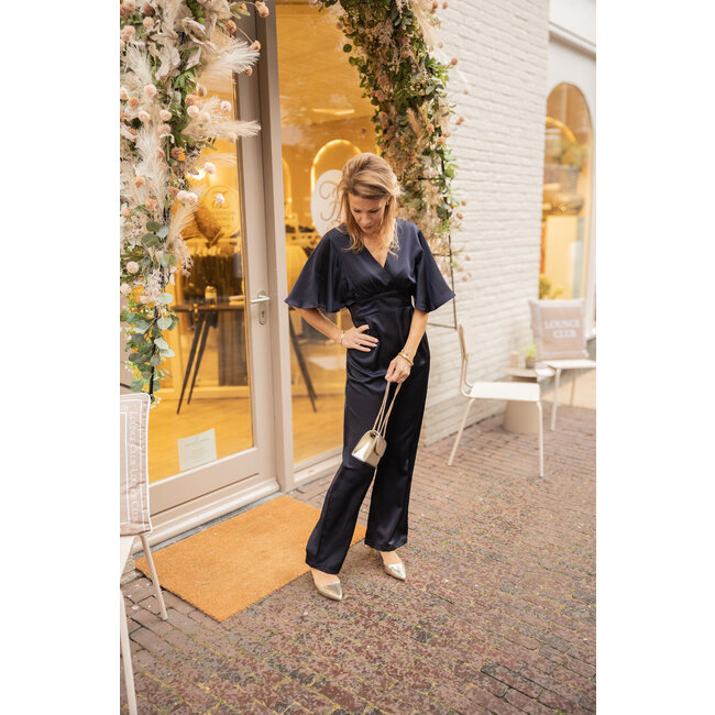 JUMPSUIT SATIN  GISELA  NAVY