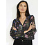 BLOUSE SYENNA BLACK FLOWER