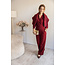 JUMPSUIT BORDEAUX PERLA NERA