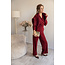 JUMPSUIT BORDEAUX PERLA NERA