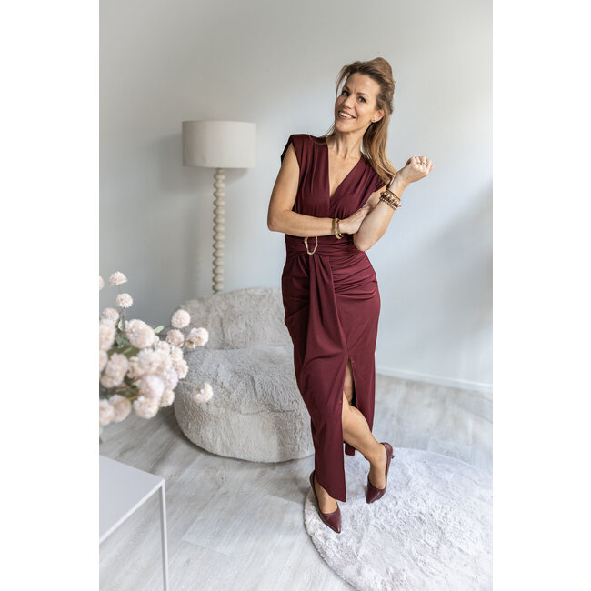 JURK STRETCH SOPHIE&ME BORDEAUX