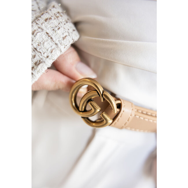 PANTALON FLOWY CREME 23717