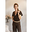 JUMPSUIT GIRL-JU25. CHOCOLATE