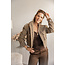TOP STRETCH COPINE CHOCO/GOLD 61913