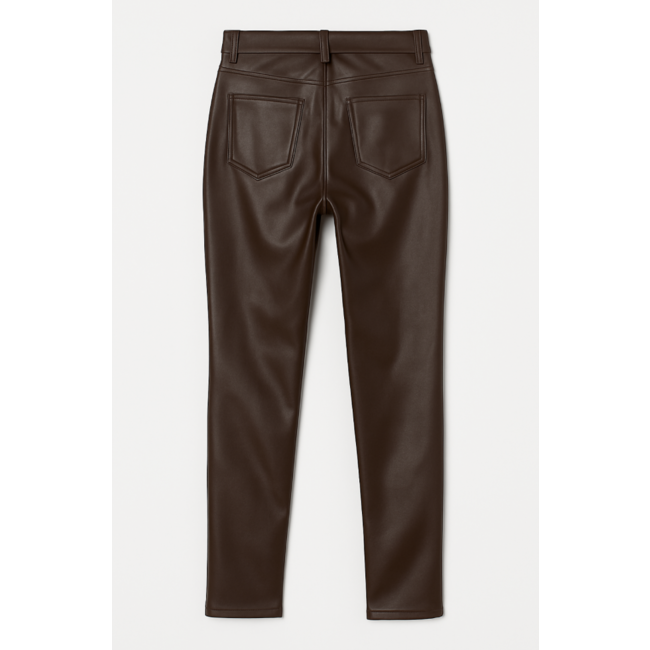 BROEK LEERLOOK CHOCO VS19050