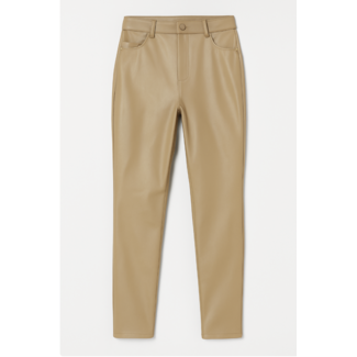 BROEK LEERLOOK TAUPE VS19050