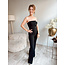 JUMPSUIT CFC0020069002 STRAPLESS ZWART