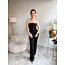 JUMPSUIT CFC0020069002 STRAPLESS ZWART