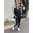 SKINNY Trousers Tape MP202669 Black
