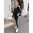 TOP V Neck Tape MP202666 Black