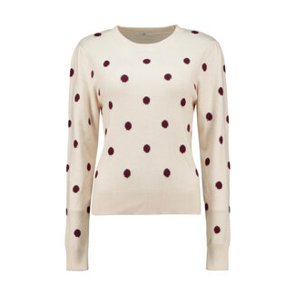 TRUI RUTH BEIGE/BURGUNDY