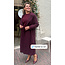 MANTEL /JAS  COATYLONG BORDEAUX