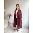 MANTEL /JAS  COATYLONG BORDEAUX