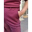 BROEK  SPARKLE BIBA BORDEAUX