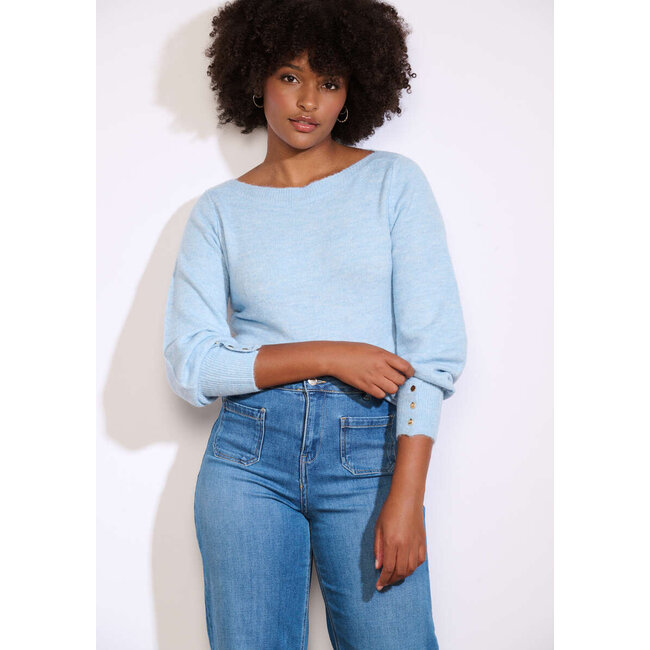 TRUI KIMOWARM ZACHT BLAUW