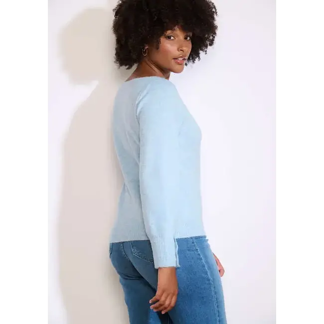 TRUI KIMOWARM ZACHT BLAUW