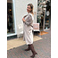 BODYWARMER LUNGO MET COGNAC RIEM ONESIZE