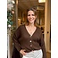 VEST SOFINE CHOCO/GOLD ONE SIZE