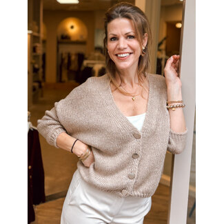 VEST SOFINE SAND/GOLD ONE SIZE